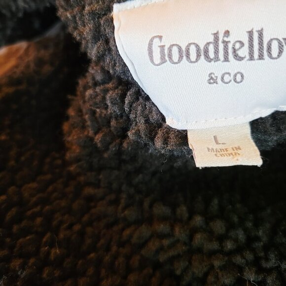 Vintage 90's sherpa fur lined denim jacket - Picture 2 of 8